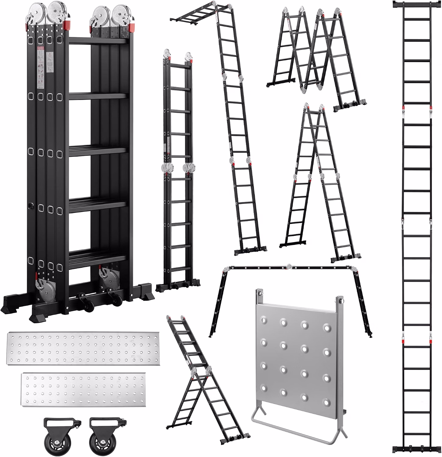 TEENO Escalera Telescópica Multifunción 5.82m